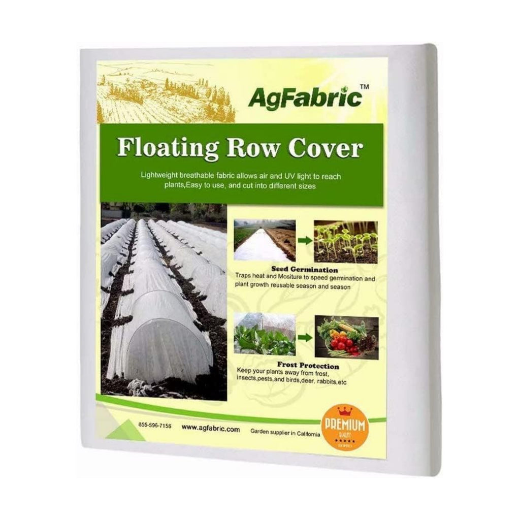 Agfabric Plant Covers Freeze Protection 10'x100' 0.55oz Frost Blankets for Plants Plant Frost Protection Covers Garden