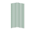 Garden Stakes 6-Ft for Climbing Plants Supports Pole 20 Pack Rust-Free Plant Sticks Fence Post