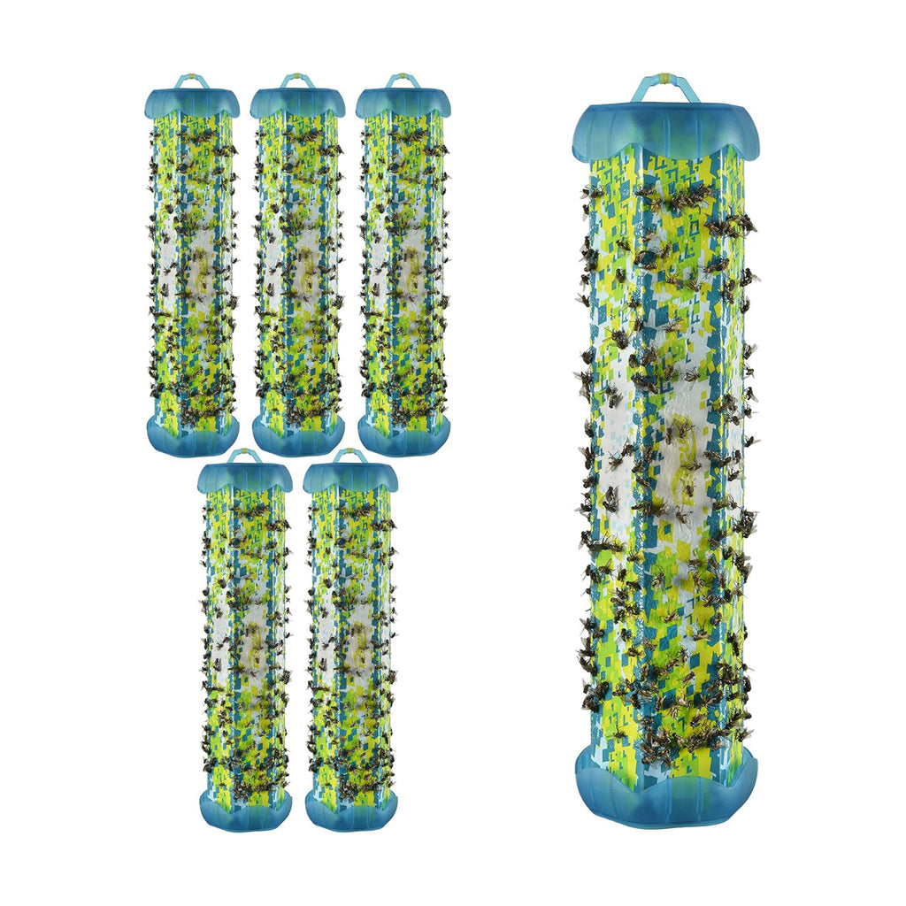 RESCUE! Fly TrapStik – Indoor Hanging Fly Trap - 6 Pack
