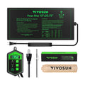 VIVOSUN 10"x 20.75" Seedling Heat Mat and Digital Thermostat Combo Set | UL & MET-Certified Warm Hydroponic Heating Pad