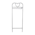 Briarwood Lane Wrought Iron Black Heart Arbor for Garden Flags