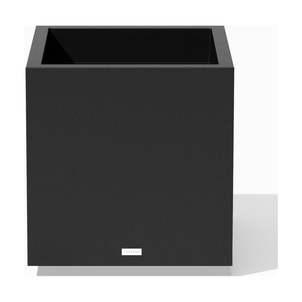 Veradek Block Series Cube Planter - Square Outdoor Planter | Made From Durable Plastic With Double-Walled Construction.