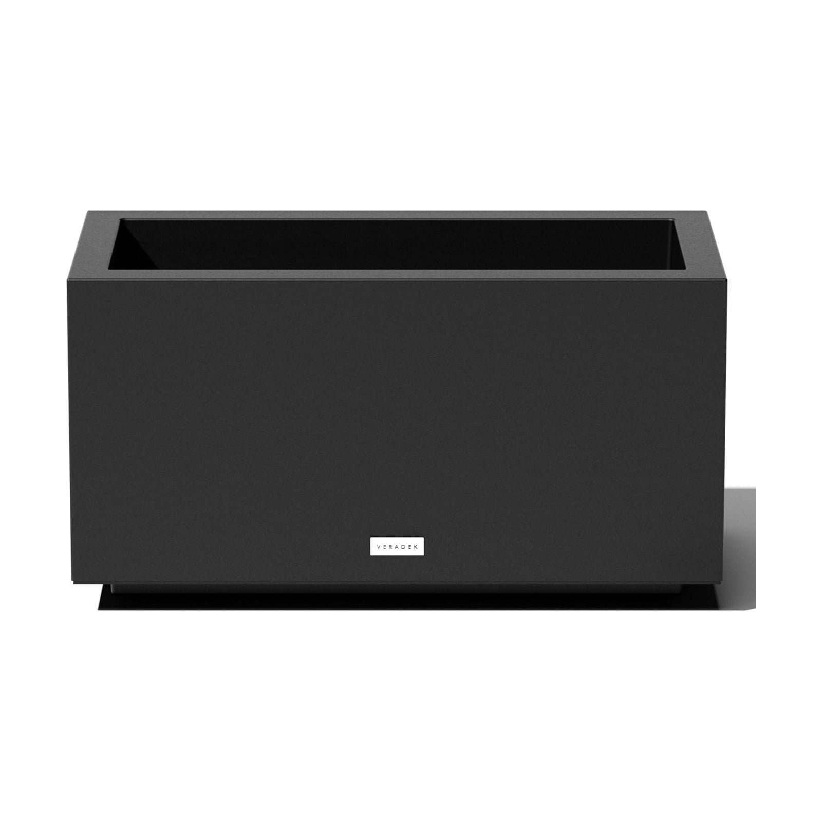 Veradek Block Series Long Box Planter - Rectangular Outdoor Planter | Made From Durable Plastic With Double-Walled