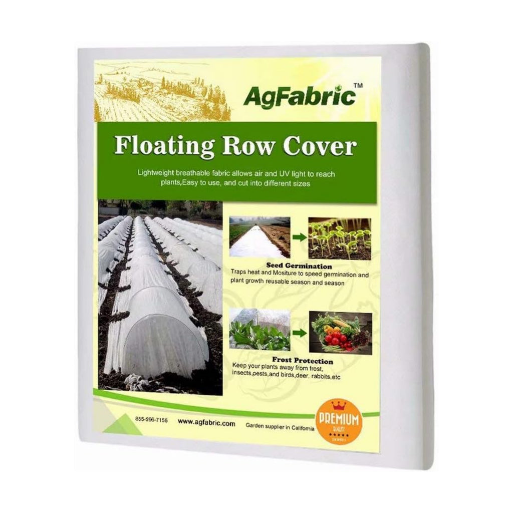 Agfabric Plant Cover Freeze Protection 0.55oz 6'x150' Floating Row Cover for Winter Cold Weather Protection Season