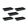 Bootstrap Farmer 5 Pack Seed Starter Trays, 1020 Flat No Holes, Extra Strength 2.0mm Thick Polypropylene for