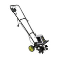Sun Joe Electric Garden Tiller and Cultivator with 3 Position Height Adjustment Maximum 12-inch Cultivating Width and 8