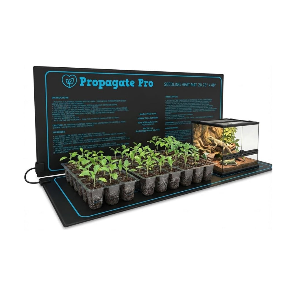 Seedling Heating Mat, 4 Ft, Fits 4 Standard 1020 Trays, 48" | Germination Grow Heat Pad for Seed and Starter Plants