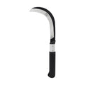 Zenport K310 Brush Clearing Sickle with 9-Inch Carbon Steel Blade and 9-Inch Aluminum Handle - Gardening/Landscaping