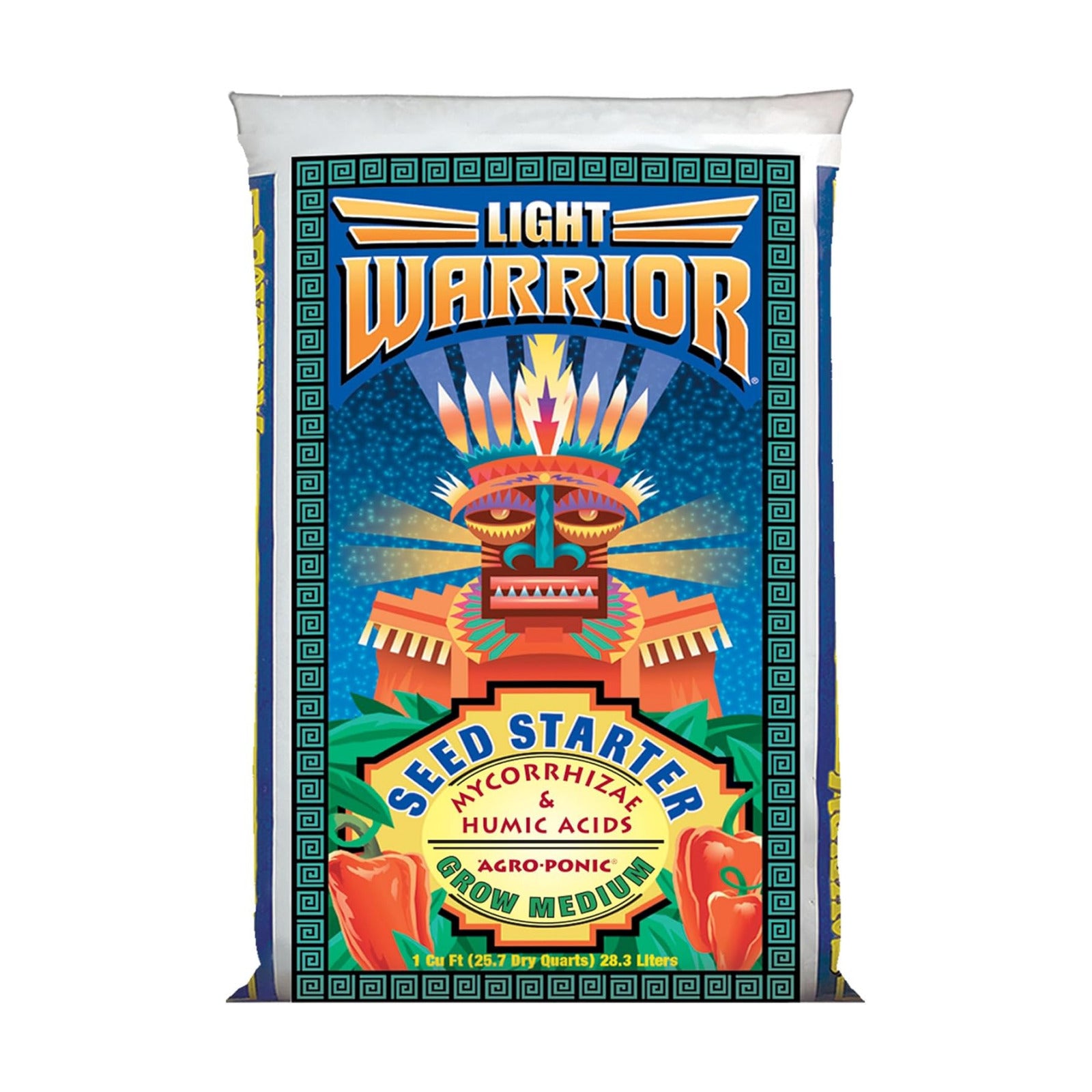 FoxFarm Light Warrior Seed Starter Growing Medium, 1cu ft - Beneficial for Seed Germination and Root Development