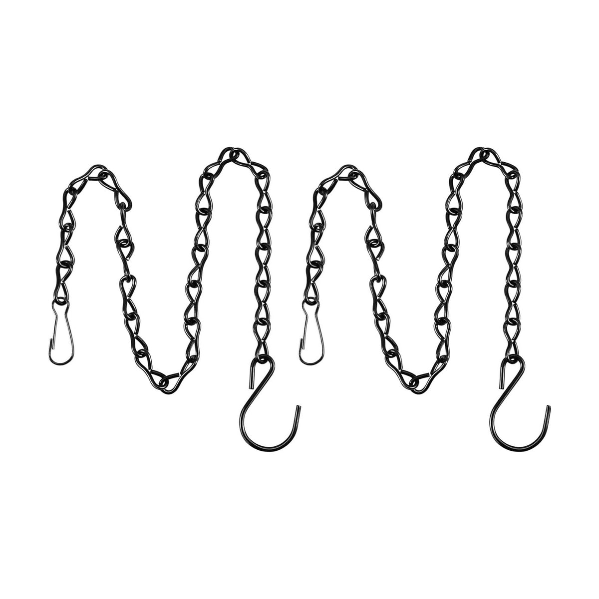 EBOOT 2 Pcs Hanging Chain for Bird Feeders, Planters, Lanterns and Ornaments (35 Inch,Black)