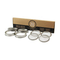 Trellis + Co Stainless Steel Sprouting Kit 4 Pack Rust Proof 316 Stainless | Curved Mesh, Fits Most Wide Mouth Mason