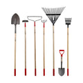 GardenAll 7-Piece Long Handle Garden Tools Set, Include Shovel Rake Hoe,Gardening Tools for Women,Lightweight Ergonomic