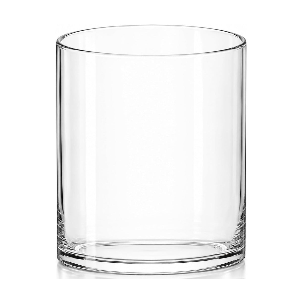 Royal Imports Glass Cylinder Flower Vase 8" Tall, 6" Opening, Clear