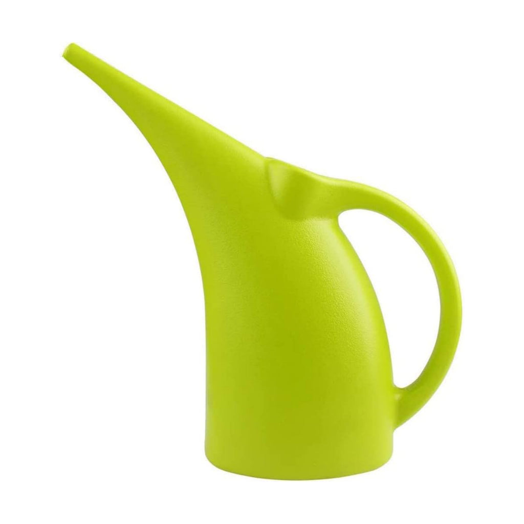 MyLifeUNIT Plastic Watering Can, Elegant Watering Pot, 1/2-Gallon (Green)