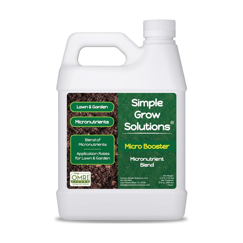 Organic Micronutrient Booster- Complete Plant & Turf Nutrients- Simple Grow Solutions- Garden & Lawn Fertilizer