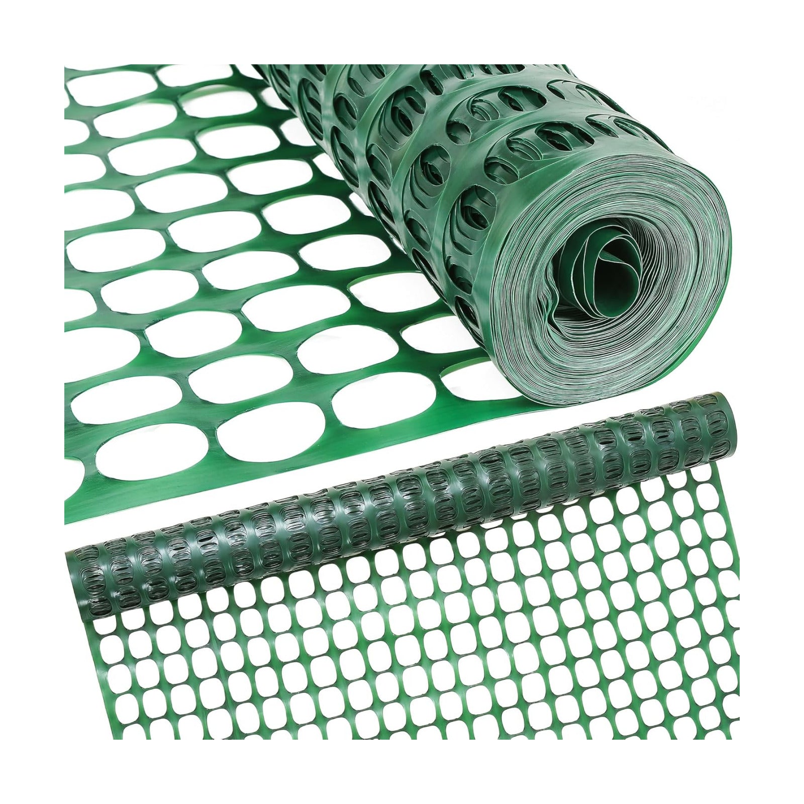 Fencing, Temporary Fence, Snow Fence, Chicken, 10.55 lb/roll, 4x100' Feet | Houseables Green Plastic Fencing, Deer