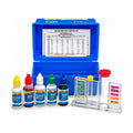 XtremepowerUS 5-Way Swimming Pool Test Kit pH, Chlorine, Bromine, Alkalinity Chemistry Testing with Case Spa, Inground