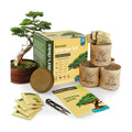 Bonsai Tree Kit for Beginners & Plant Lovers - Grow Your Own Bonsai | 4 Species Starter Kit with Burlap Pots, Shears