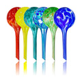 Plant Watering Globes Set of 6, Small - Glass Self Watering Globes | Plant Watering Devices for Indoor & Outdoor