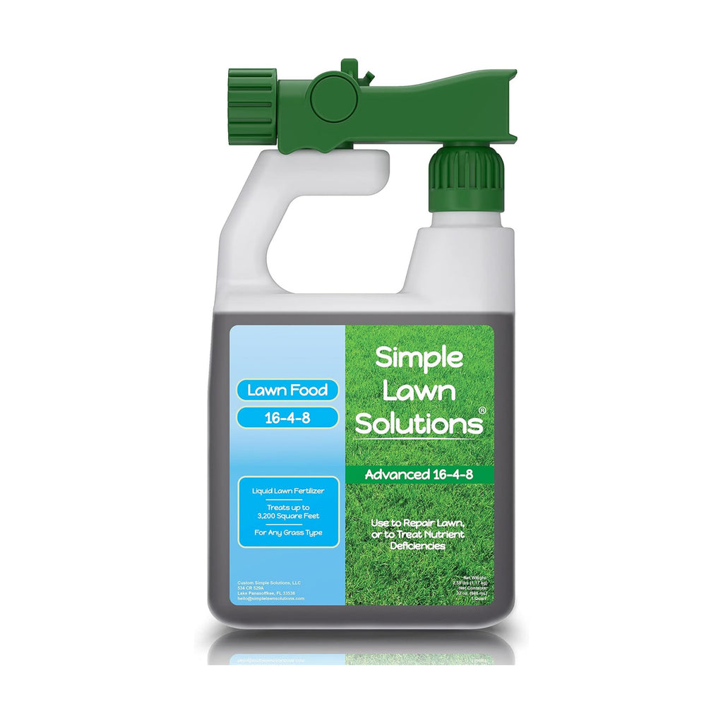 Advanced 16-4-8 Balanced NPK - Lawn Food Quality Liquid Fertilizer - Spring & Summer Concentrated Spray - Any Grass
