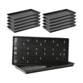 Bootstrap Farmer Extra Strength 1020 Trays, 10 Pack, Black with Holes