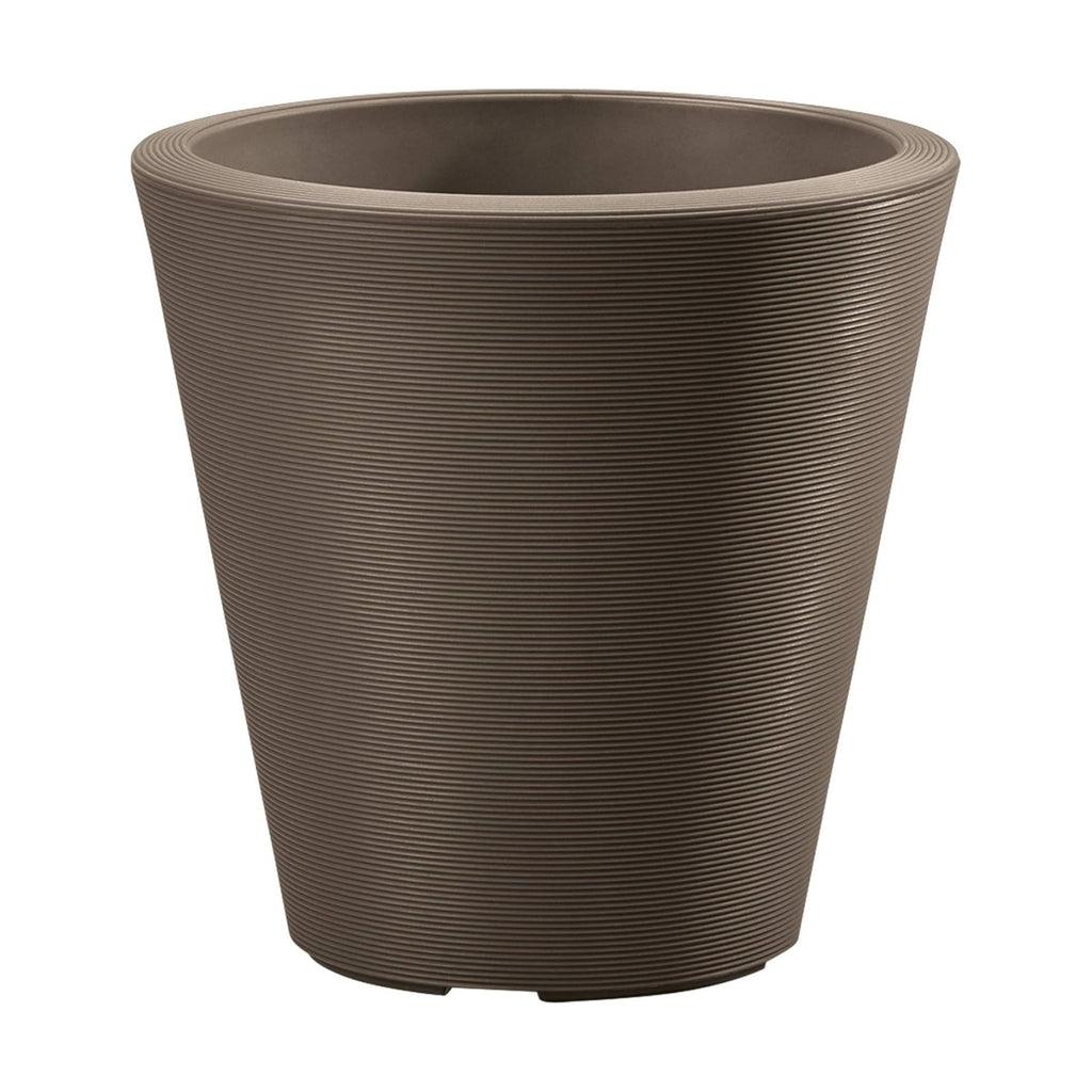 Crescent Garden Madison Planter– Weather-Resistant, Double Walled Indoor/Outdoor Plant Pot with Drain Hole – Durable