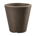 Crescent Garden Madison Planter– Weather-Resistant, Double Walled Indoor/Outdoor Plant Pot with Drain Hole – Durable