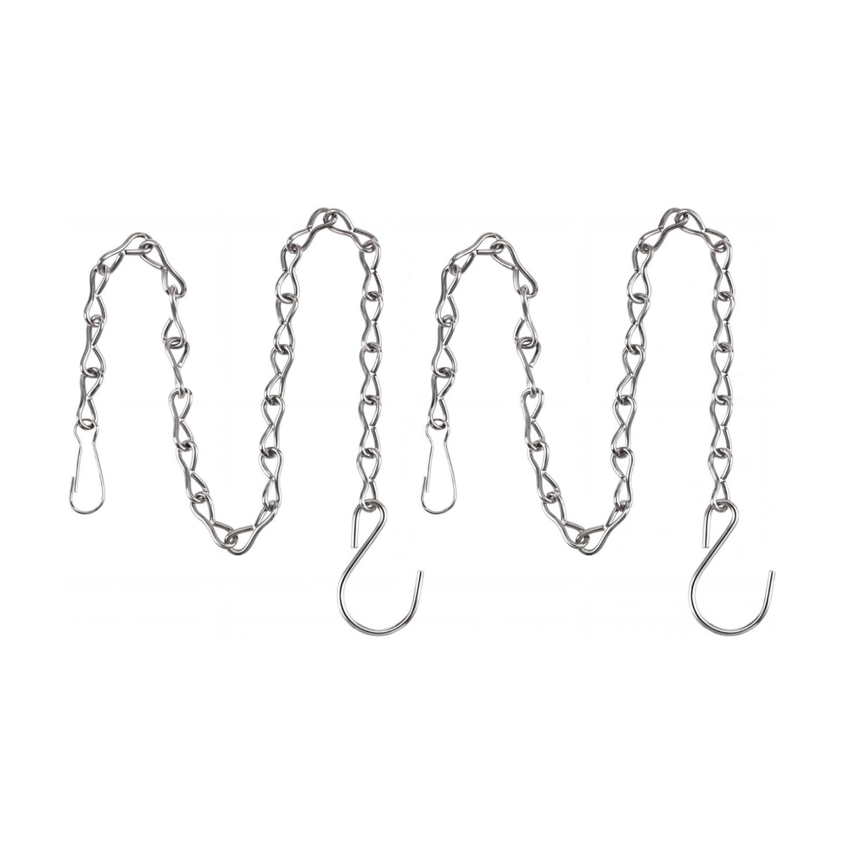 EBOOT 2 Pcs Hanging Chain for Bird Feeders, Planters, Lanterns and Ornaments (Silver,35 Inch)