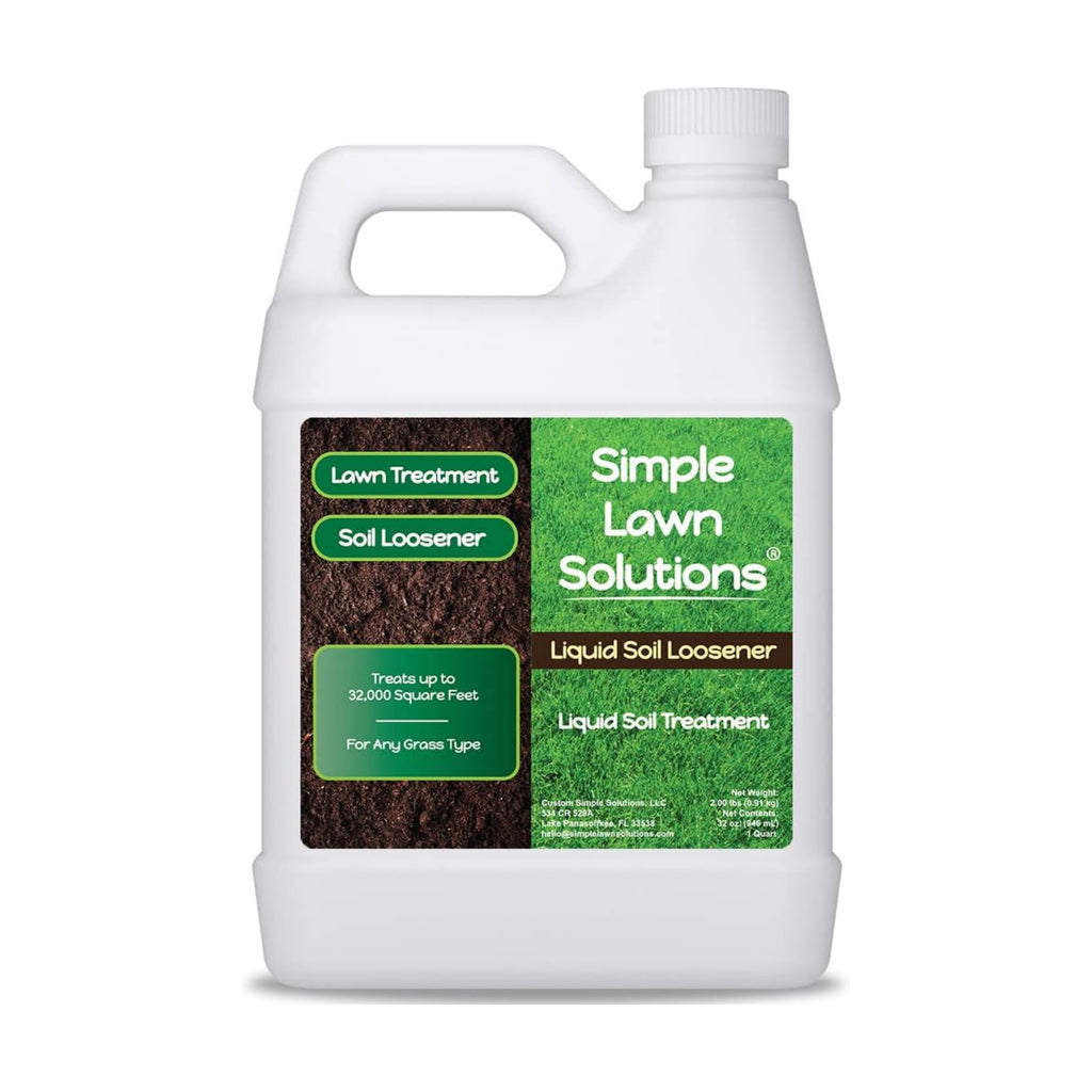 Liquid Soil Loosener- Soil Conditioner-Use alone or when Aerating with Mechanical Aerator or Core Aeration- Simple Lawn