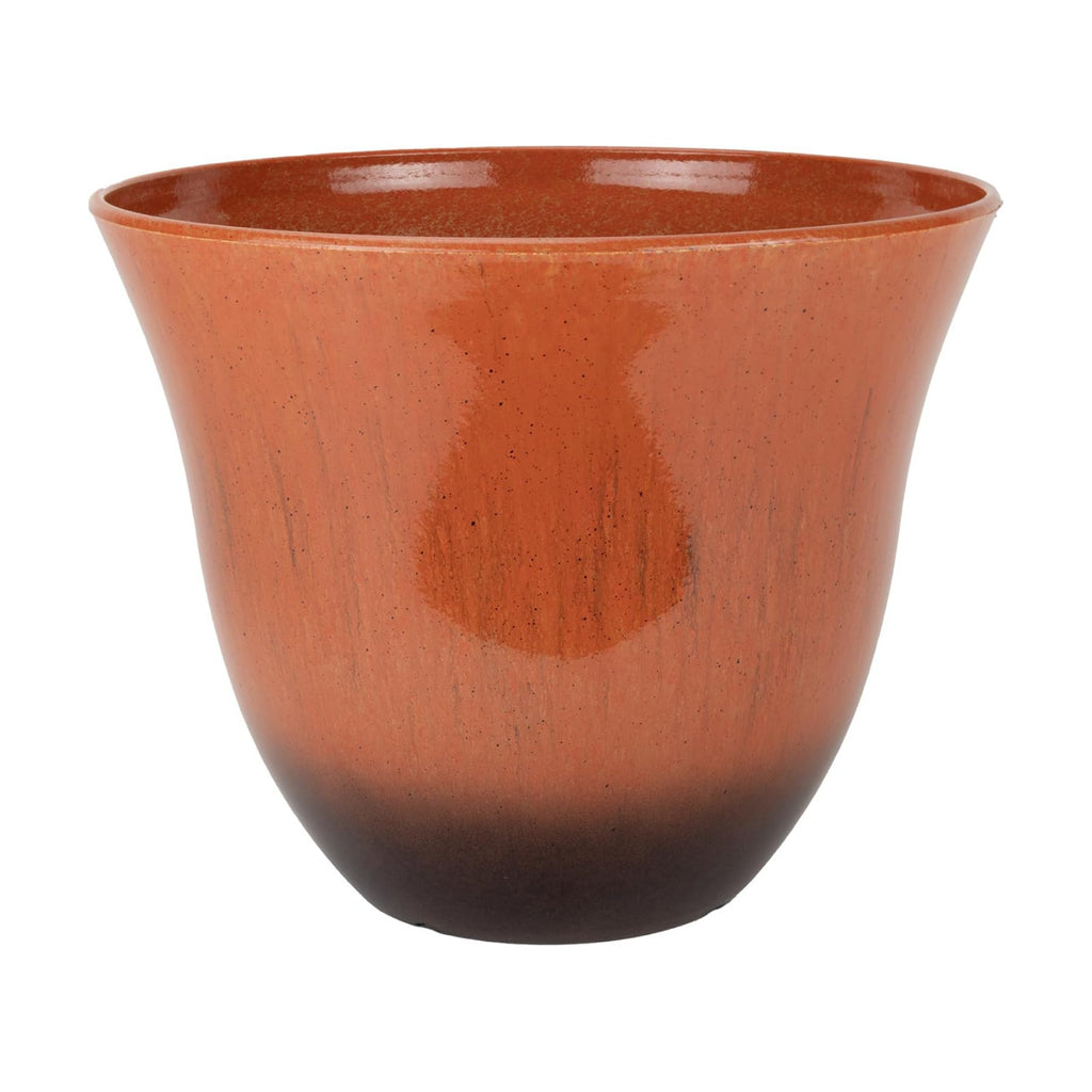 Honeysuckle Resin Planters - Lightweight Indoor & Outdoor Plant Pots - UV-Resistant Plastic Flower Pots - Pot Planters