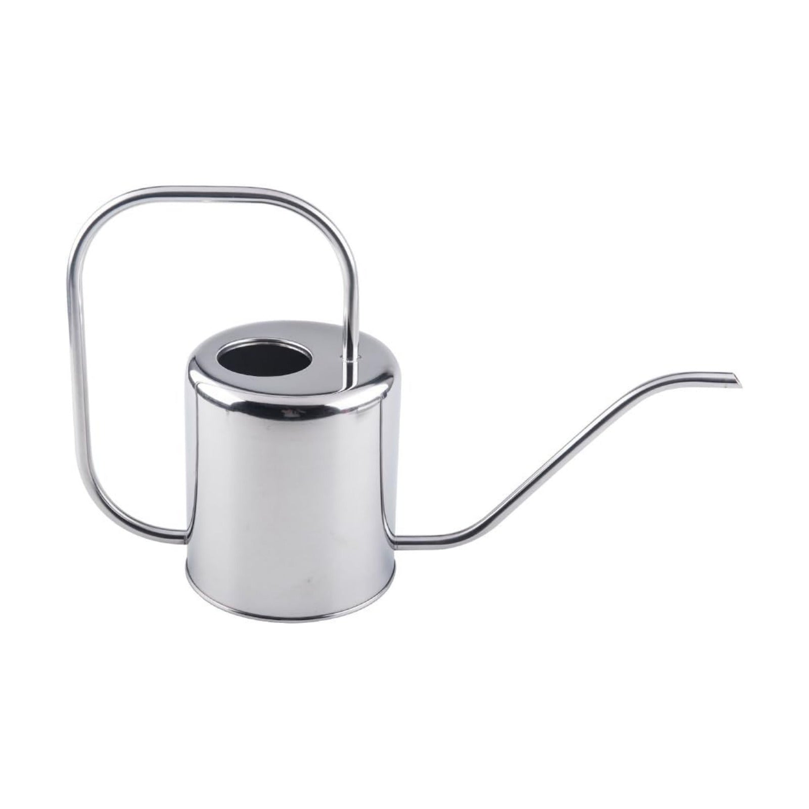 Fasmov 51 Oz Stainless Steel Watering Can Modern Style Watering Pot, Watering Can with Long Spout for Easy Pour, Water