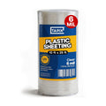 Plastic Sheeting (10' x 25') Long, 6 Mil - UV Protection Poly Sheeting Polyethylene Film, Heavy Duty Greenhouse Plastic Sheeting