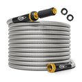 TITAN Garden Hose 50FT - 304 Stainless Steel Metal Water Hose, Flexible, Kink-Free, Lightweight, Durable, Crush