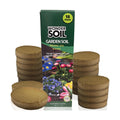 18 Wafers | 1 Wafer Fills an 8" Pot | Ready to Plant Organic Potting Soil Loaded with Nutrients | 18 Wafers Expand to 9