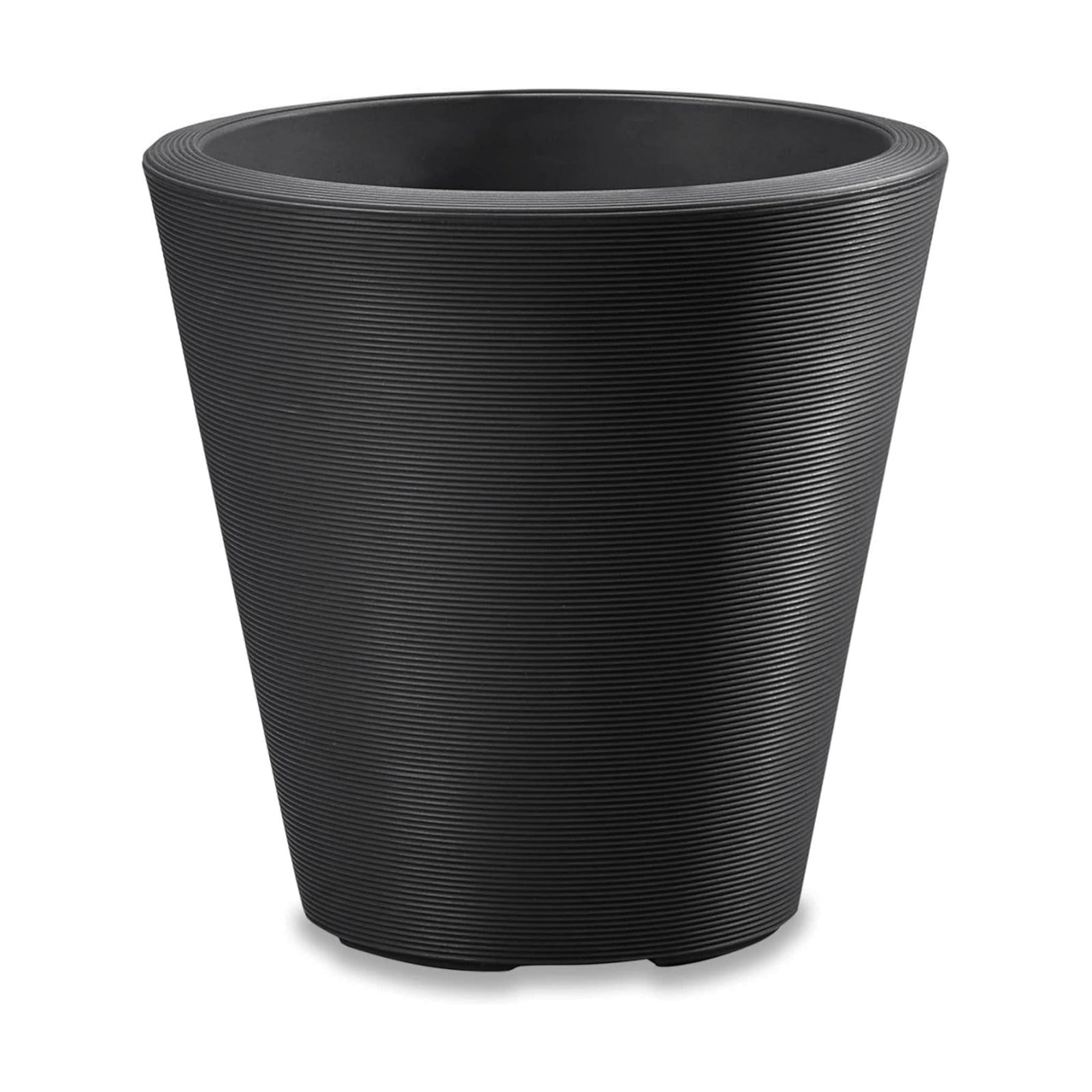 Crescent Garden Madison Planter– Weather-Resistant, Double Walled Indoor/Outdoor Plant Pot with Drain Hole – Durable