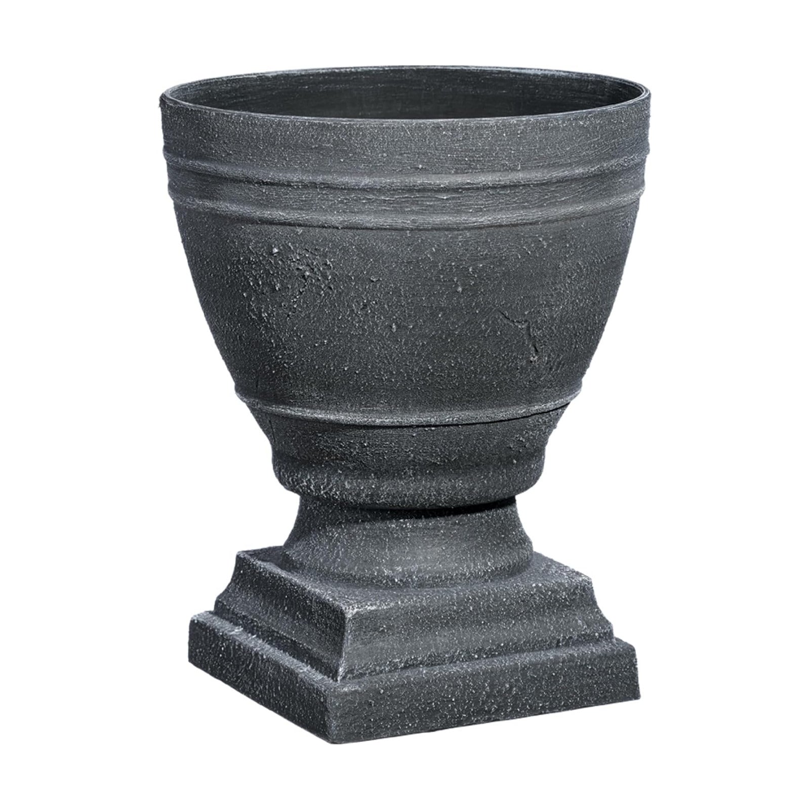 GROWSCAPE Spartan Urn Planter - Timeless Plant Urn for Floral Displays - Durable Indoor & Outdoor Plastic Garden