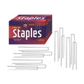 Ashman Galvanized Garden Stakes Landscape Staples: 100 Pack 12 Inch Sod and Fence Stake - Sturdy Rust Resistant