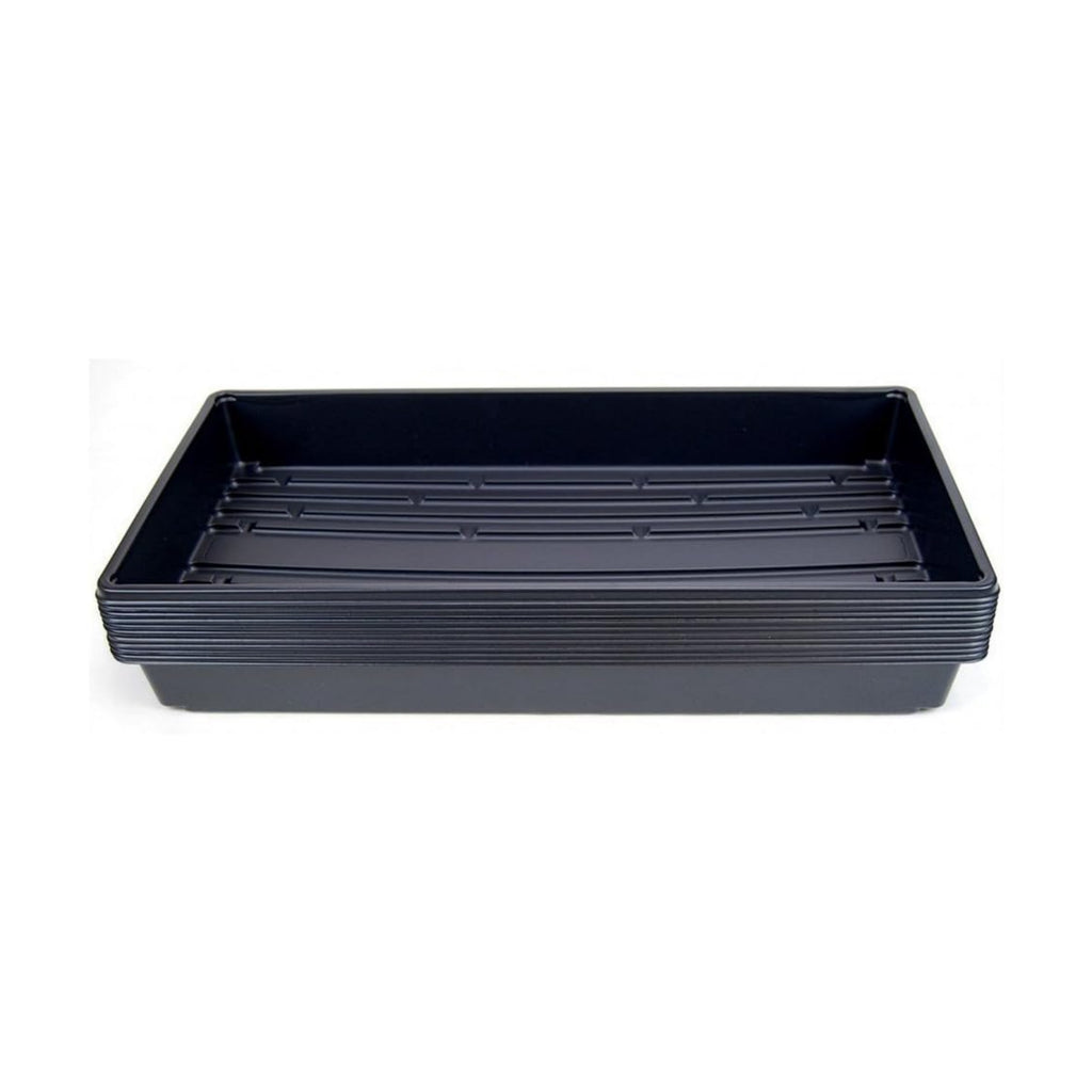 Hydro Crunch D940001700-10PK 10" x 20" Propagation Flat Grow Trays, (Pack of 10)