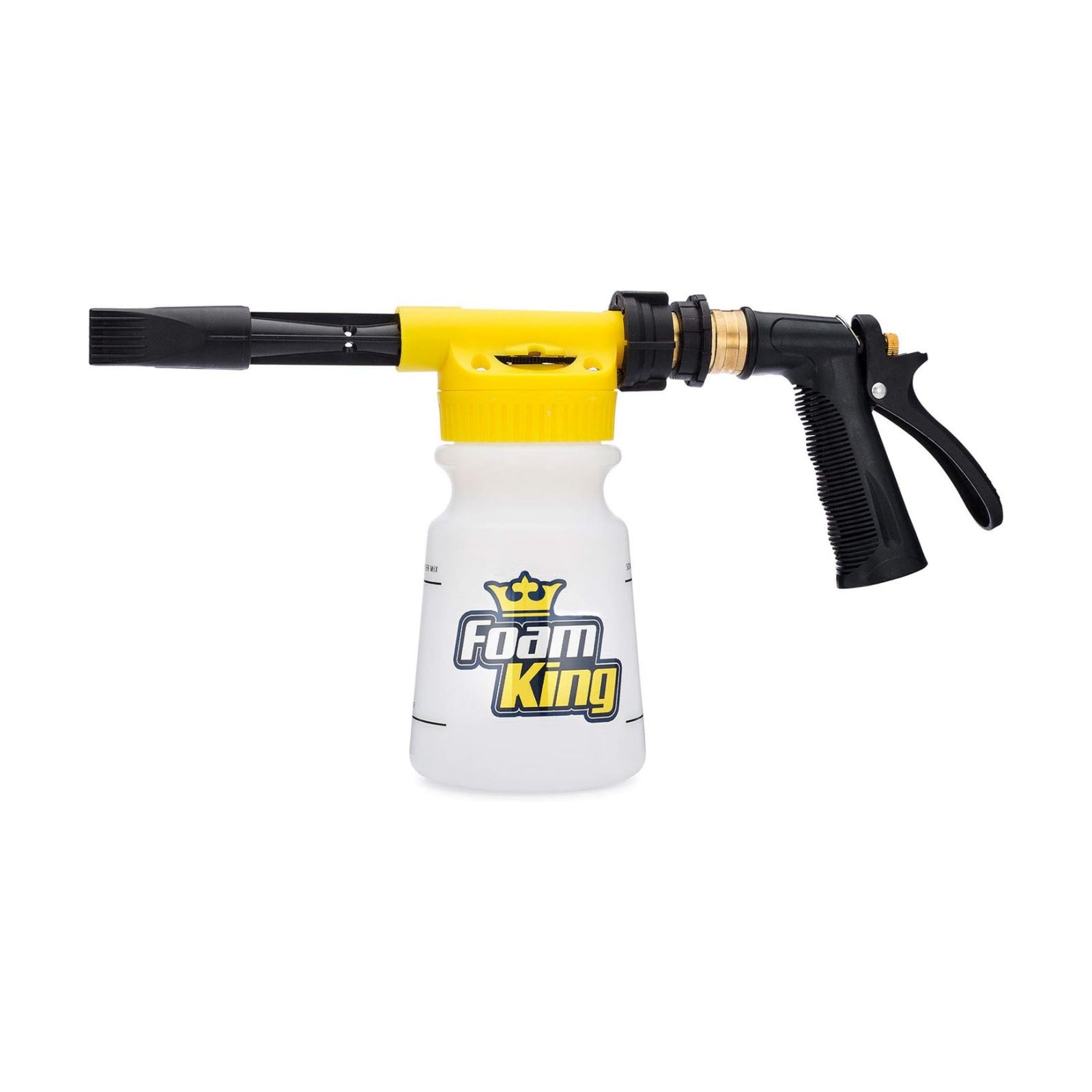 Foam King Car Wash Foam Gun Sprayer, Foam Cannon Garden Hose Soap Sprayer | King of Suds 32oz with 6 adjustable foam