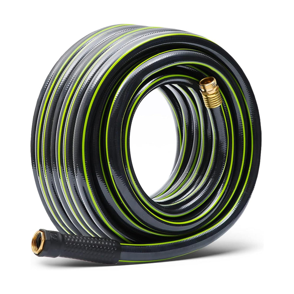 Worth Leader Long Garden Hose 5/8 in. x 50 ft. -No Kink, Flexible, Leakproof, Male to Female Fittings -Heavy Duty