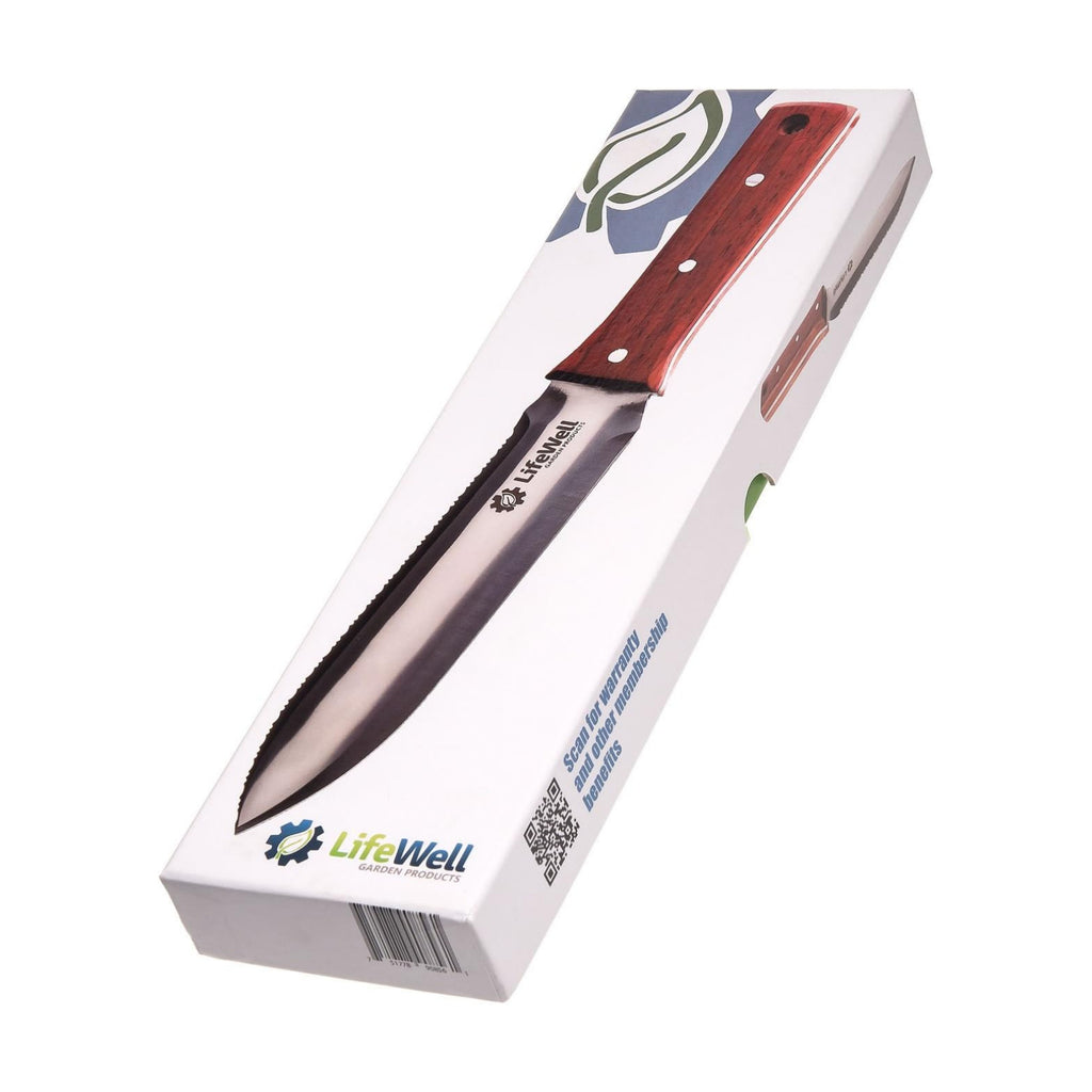 Hori Hori Knife Gardening Tool -LifeWell Garden Products.Best All-Purpose Japanese Garden Knife with LifeTime