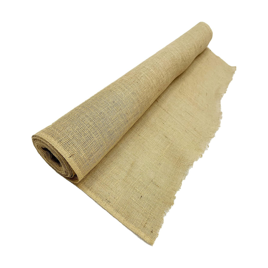 40 inches Wide x 24 feet Long Burlap Roll - Premium Jute Liner | Heavy Duty (7 oz) | Frost Guard Seed Cover for
