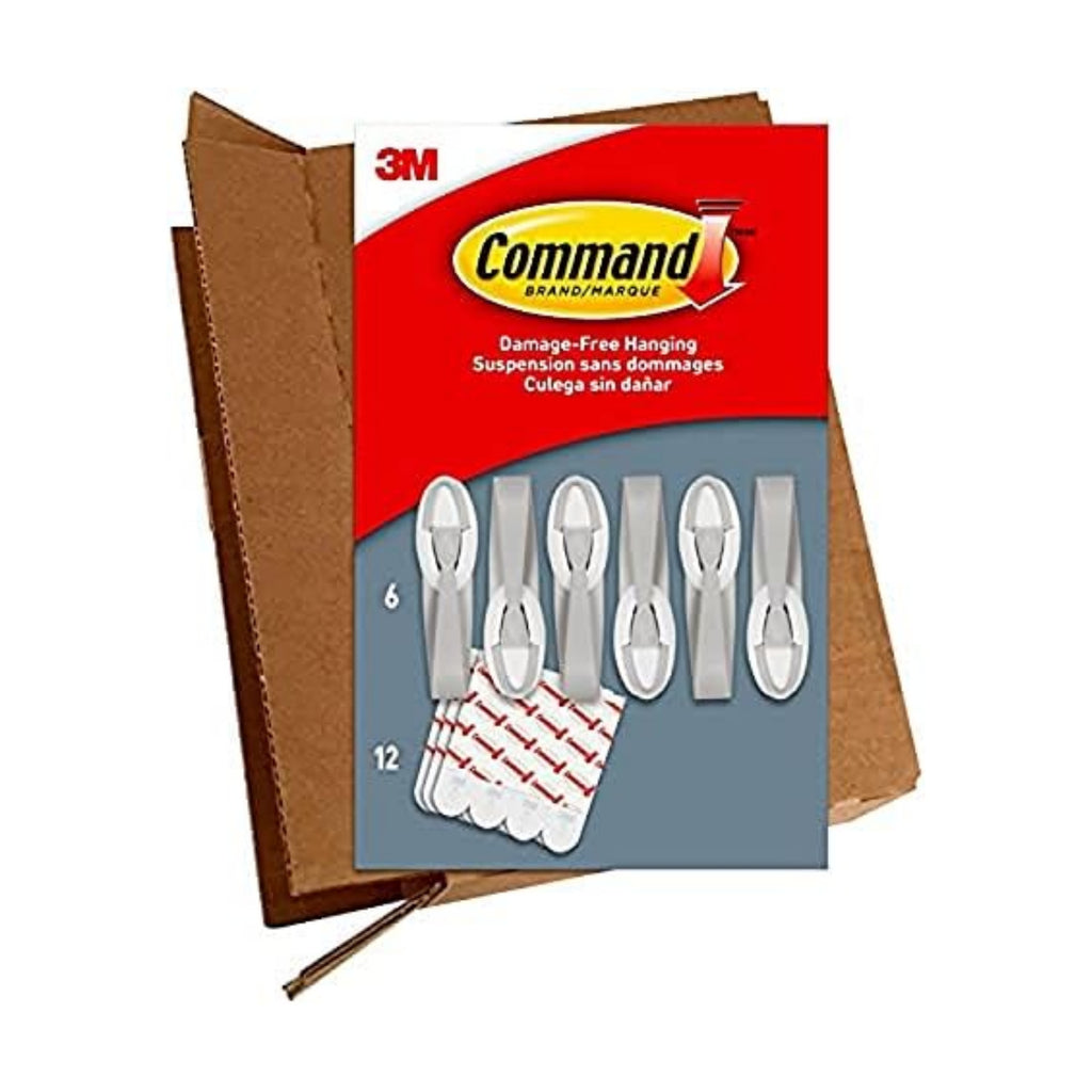 Command™ Garland Hanger, Garland Green, 6 bundlers, 12 Strips