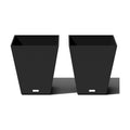 Veradek Pure Series Nobleton Planter - Tapered Square Outdoor Planter | Made From Durable Plastic With Pre-Drilled