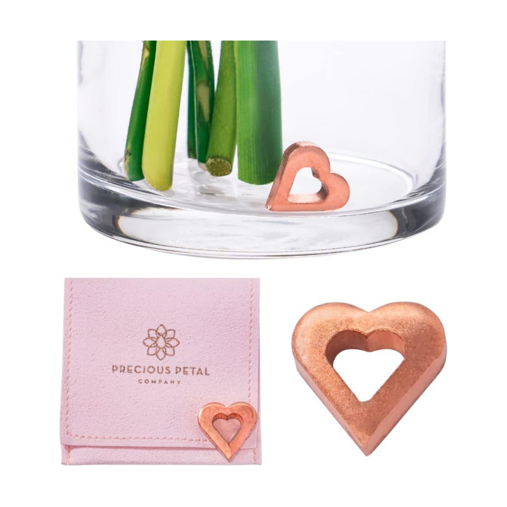 Flower Food Alternative for Fresh Cut Flowers. Copper Charm Keeps Flower Water Clean and Clear. Just Place it in the Vase, Reusable (1)