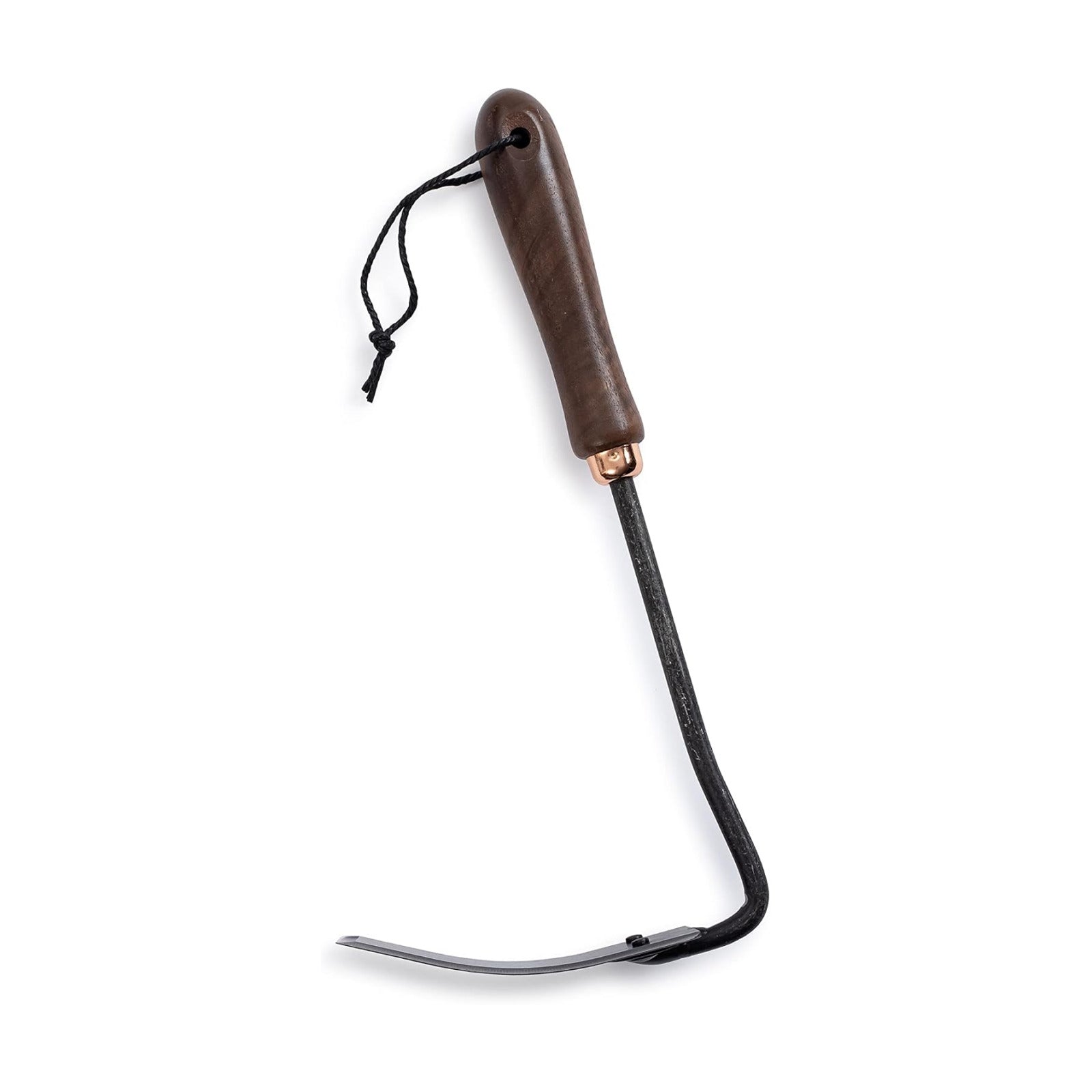 Barebones Square Hand Hoe - Garden Hoe for Weeding with a Long Handle - Japanese Gardening Tool, Sickle Garden Tool