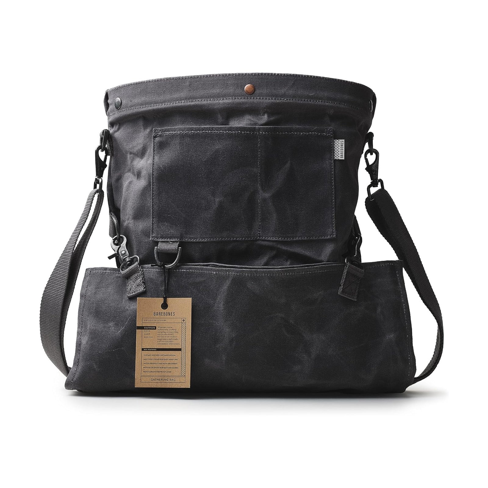 Barebones Harvesting and Gathering Bag - Foraging, Harvest and Fruit Picking Bag with Convertible Straps