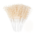100 Pcs Floral Picks, Ivory Pearl Sticks Stems for Bridal Weddings Bouquets
