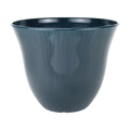 GROWSCAPE Honeysuckle Resin Planter, Durable Garden Pot, 15" Ocean Blue | Hand-Painted Finish Plant Pots, Lightweight