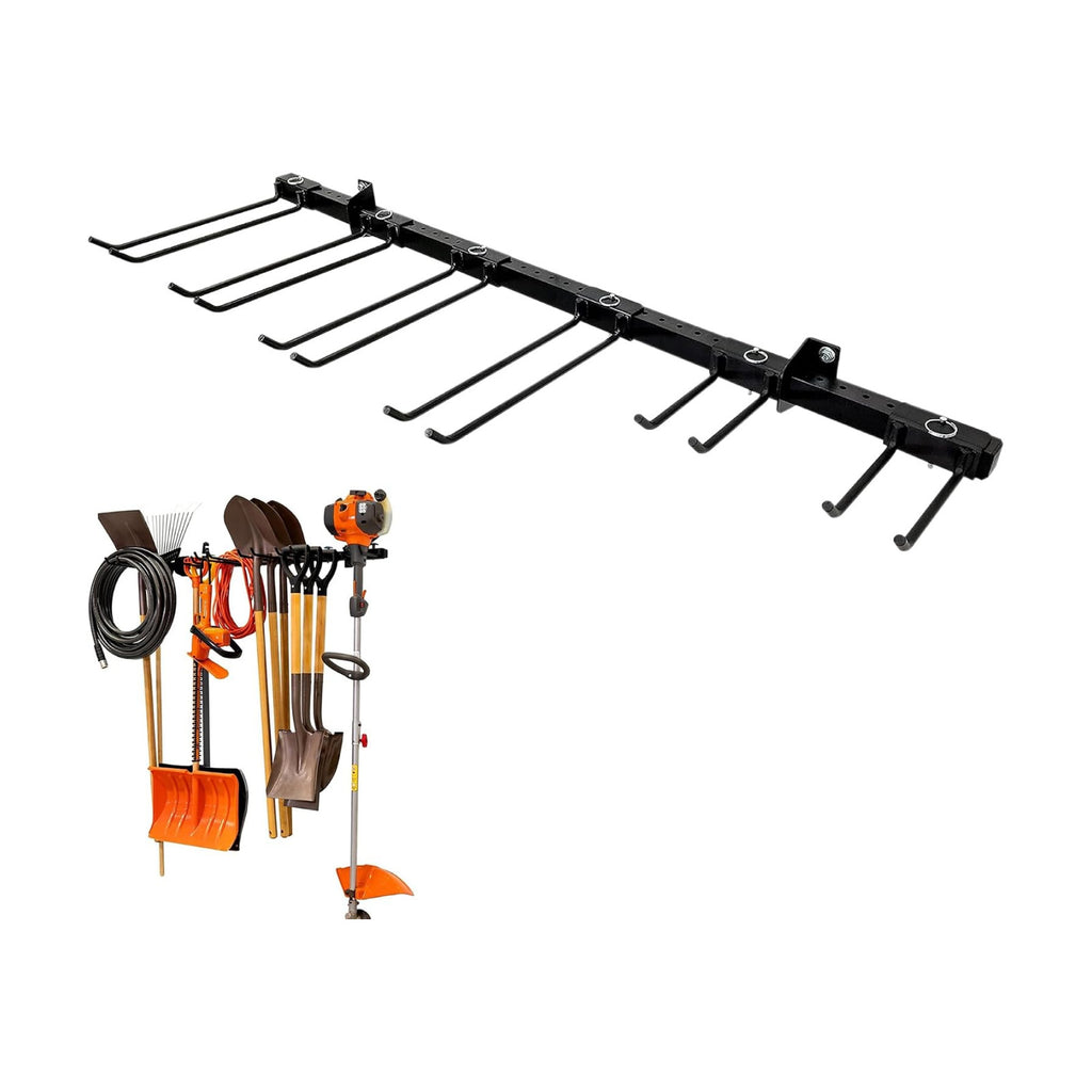 StoreYourBoard Tool Storage Rack – Heavy Duty Garage Tool Organizer Wall Mount for Garden Tools, Rakes, Shovels, Garage